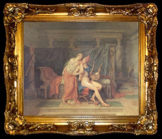 framed  Jacques-Louis  David The Love of Paris and Helen (mk05), ta009-2